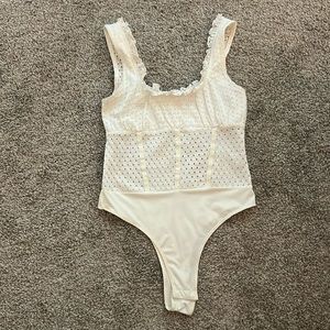 EVANDER BODYSUIT WHITE